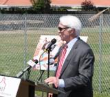 Dr. John Porter, Superintendent of Franklin-McKinley School District, speaks at the Educare groundbreaking ceremony.